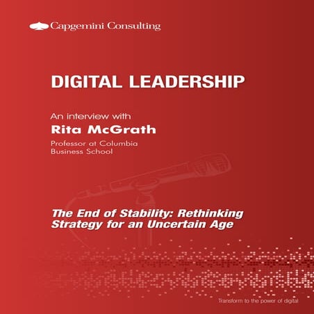 The End of Stability: Rethinking Strategy for an Uncertain Age