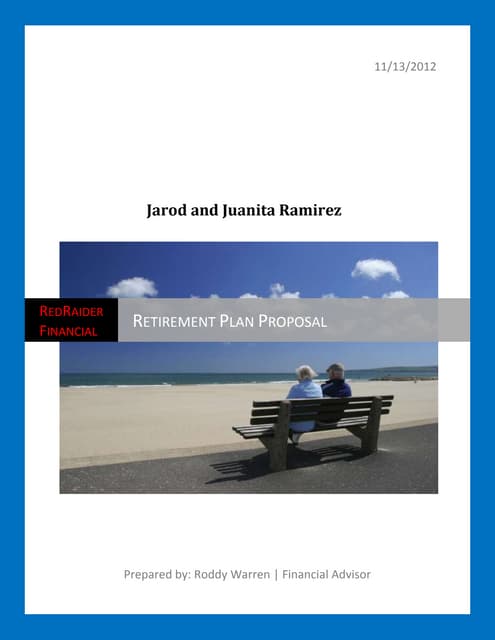 Retirement funding project