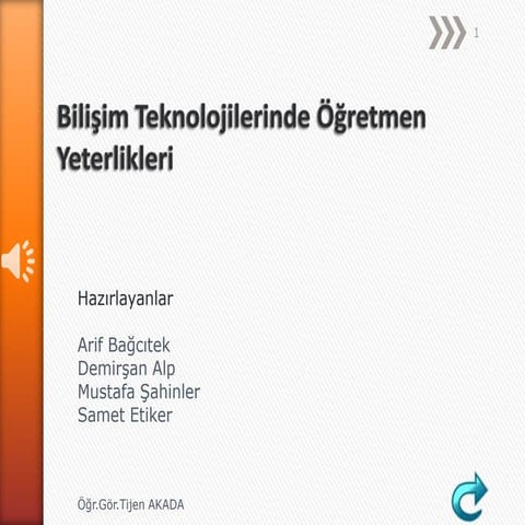 BT Öğretmen Yeterlikleri