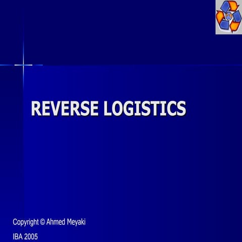 Reverse Logistics