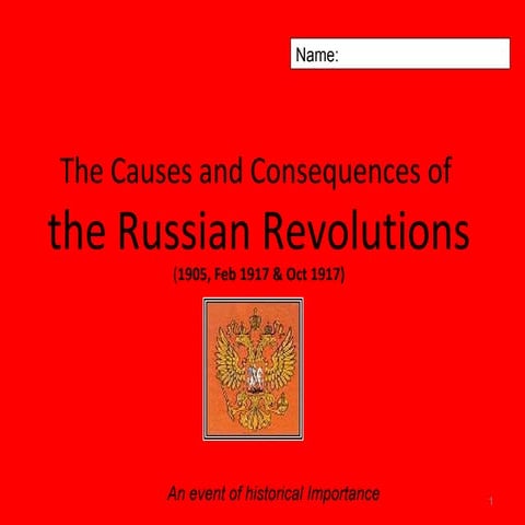 Revolution in Russia