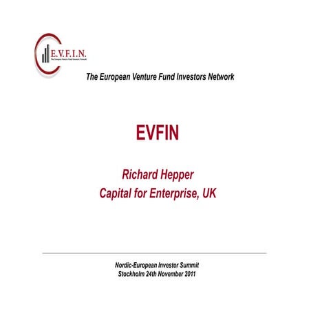 Richard Hepper Capital for Enterprise