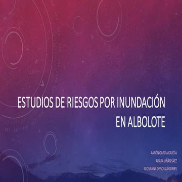 Riesgos de inundación en Albolote