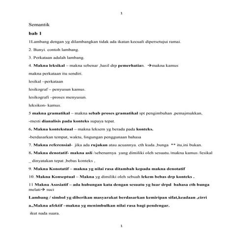 Ringkasan nota semantiks3