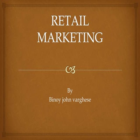 retail marketing