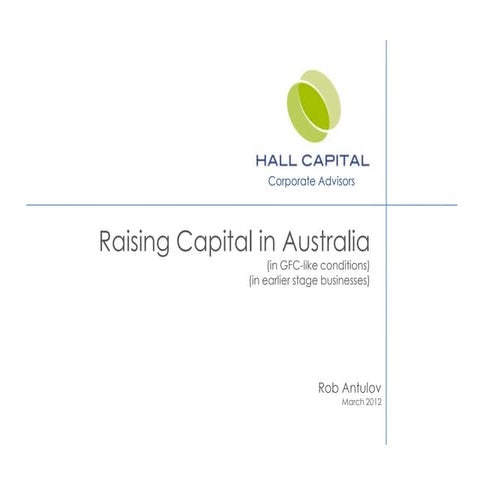 Rob Antulov CFO Network presentation