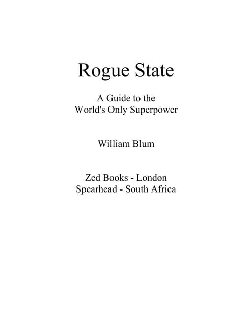 Rogue State