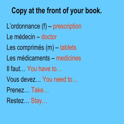 Role play chez le docteur 1