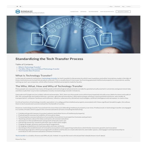 Rondaxe Offers the TechTransfer Protocol and Process.pdf