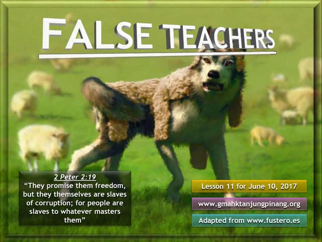 Sabbath school lesson 11, 2nd quarter of 2017