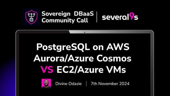 PostgreSQL on AWS Aurora/Azure Cosmos VS EC2/Azure VMs
