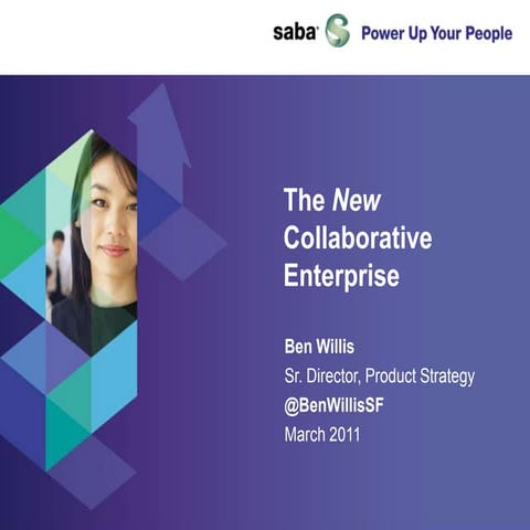 Saba The New Social Enterprise