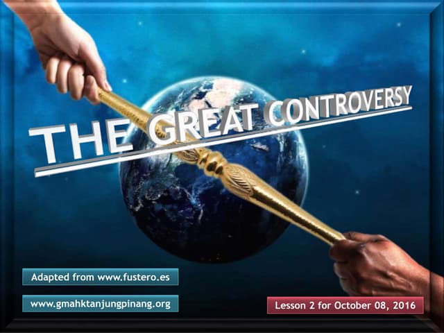 Sabbath school lesson 2, 4th quarter of 2016