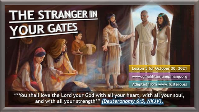 Sabbath school lesson 5, 4th quarter 2021