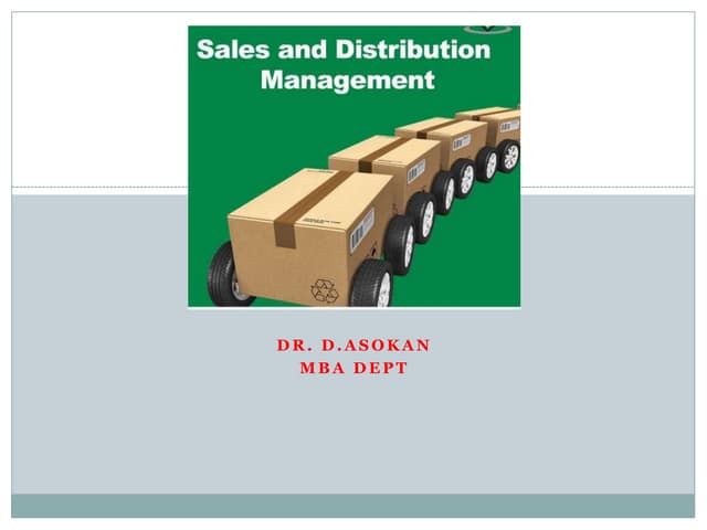 SALES AND DISTRIBUTION MANAGEMENT.pptx
