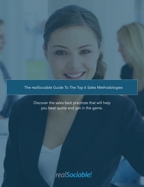 Sales Methodologies - A quick guide to boosting success - realSociable