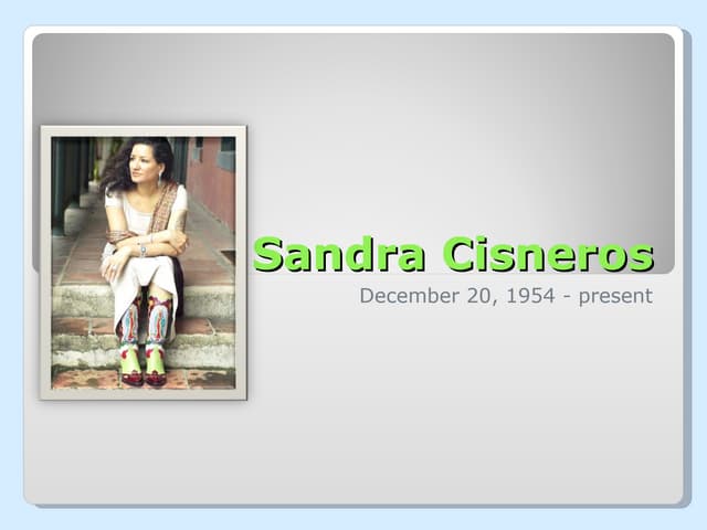 Sandra Cisnero's update