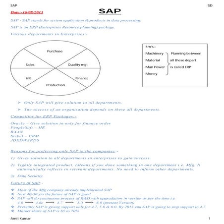 Sap sd material