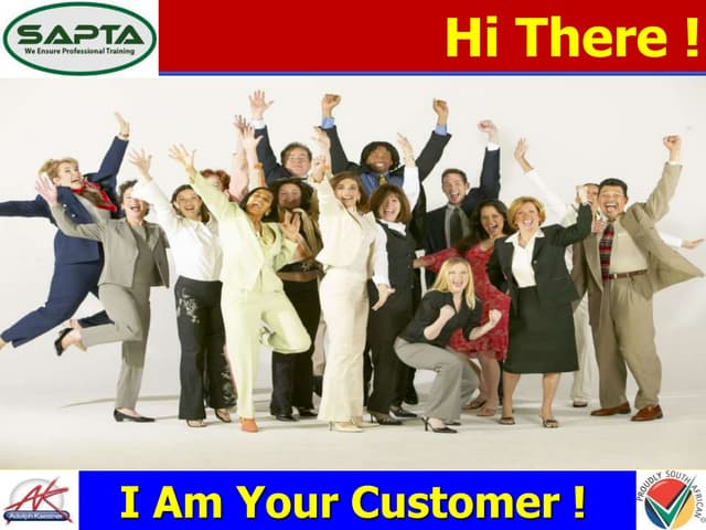 SAPTA --- I Am Your Customer 2016