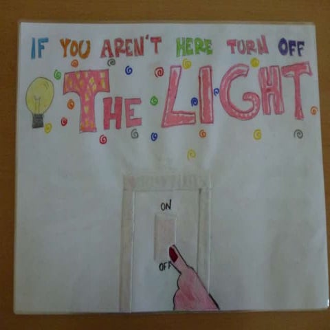 Save energy. wallcharts