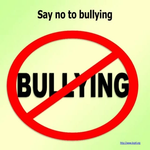 Say no to_bullying