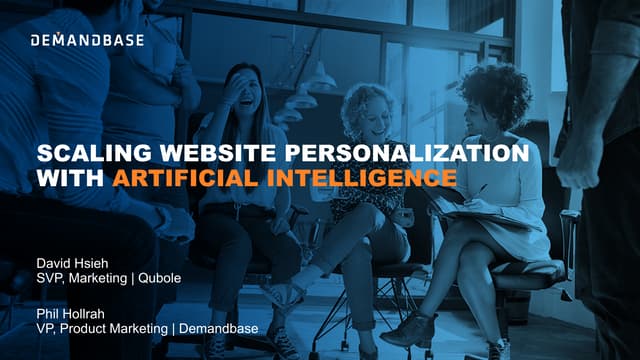 Scaling Website Personalization with Artificial Intelligence