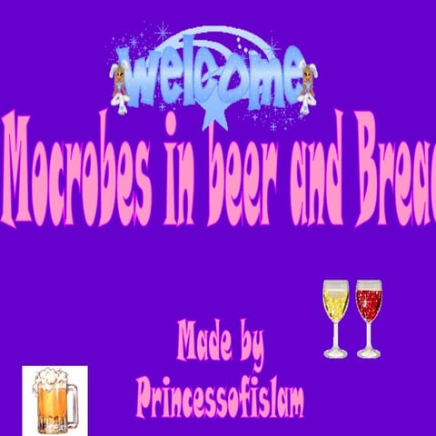 Microbes in beer and bread