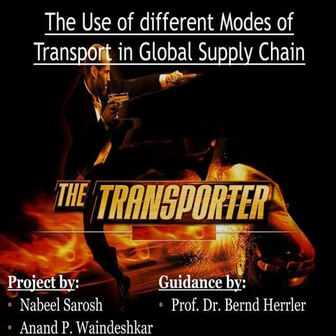 Supply Chain Management - Transportation - MBA Project