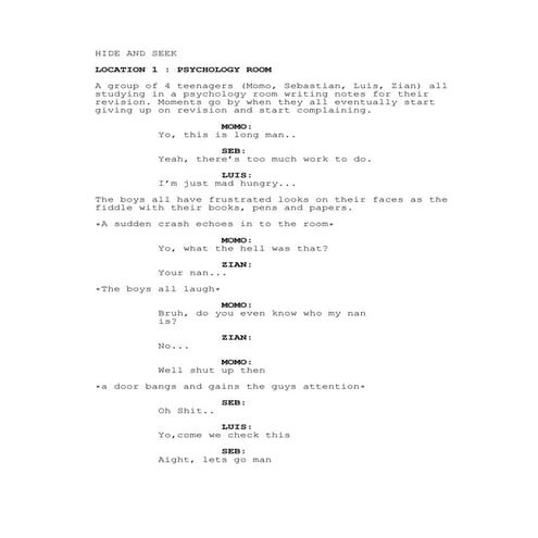 Script hide and seek 2