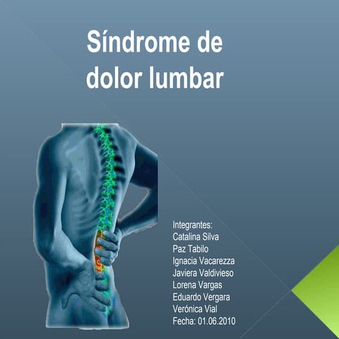 Sd dolor lumbar