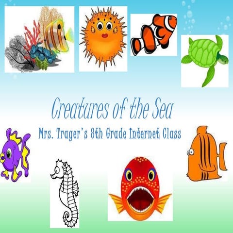 Creatures of the Sea Presentation 