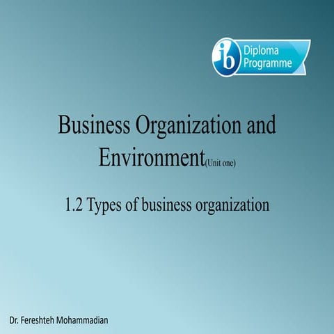 Types of organizaton