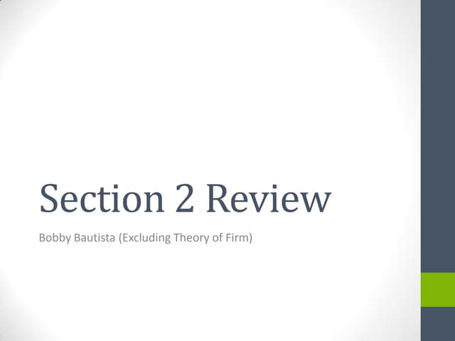 Section 2 review