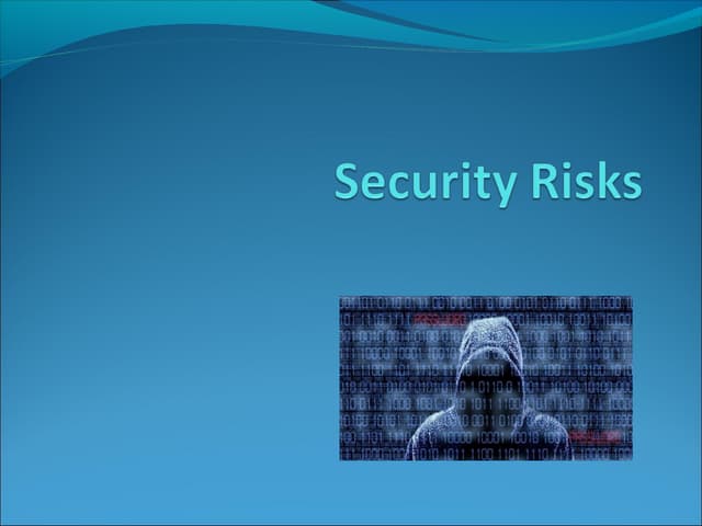 ISDD - Security Risks