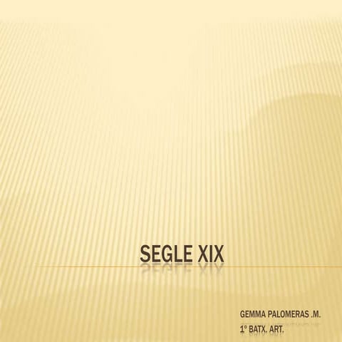 Segle XIX Català
