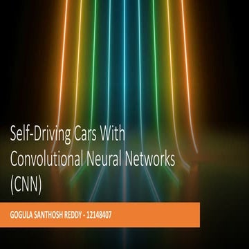 Self-Driving Cars With Convolutional Neural Networks (CNN.pptx