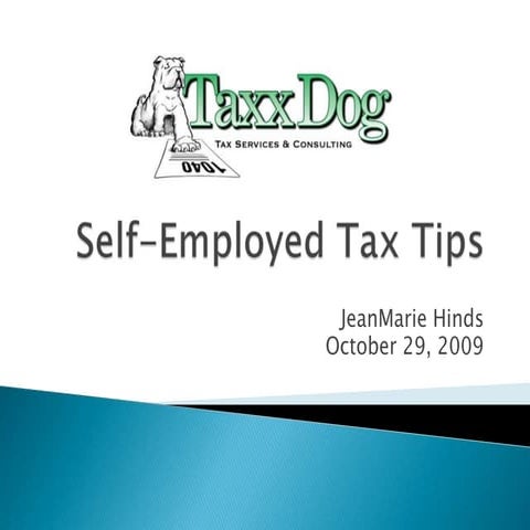 Self Employed Tax Tips