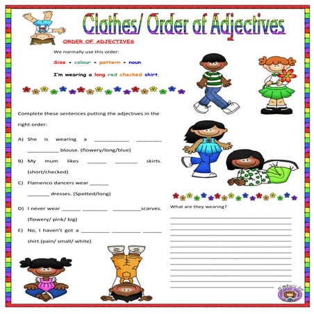 clothes adjectives