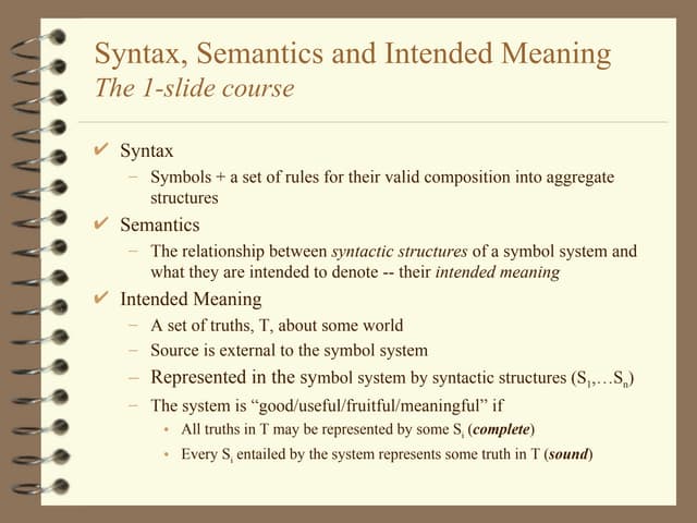 Semantics