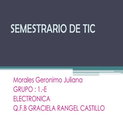 Semestrario de tic
