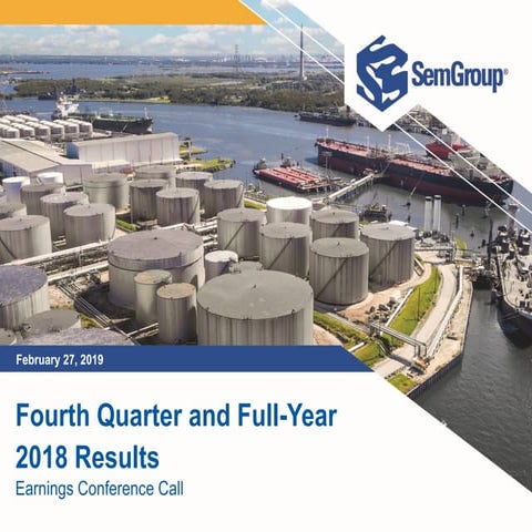 Sem group earnings presentation 4q &amp; full year 2018 final
