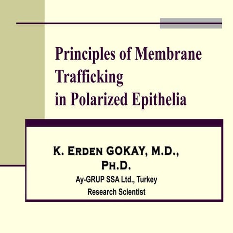 Membrane Trafficking