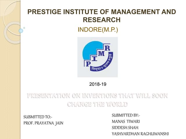 Invention That Will Change The World Soon .