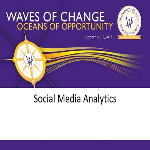 Ready, Aim, Fire! Using Social Media Analytics to Hit Your Target Market