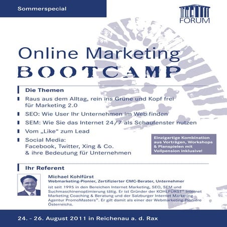 Online Marketing BootCamp