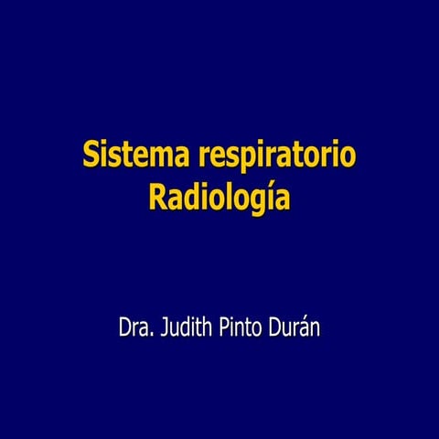 Semiologia  respiratoria 1