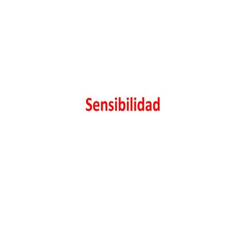 Sensibilidad