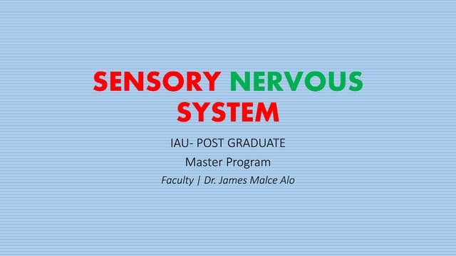 SENSORY NERVOUS SYSTEM,drjma.pdf