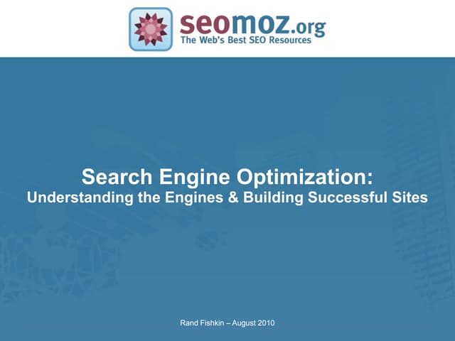 Introduction to SEO