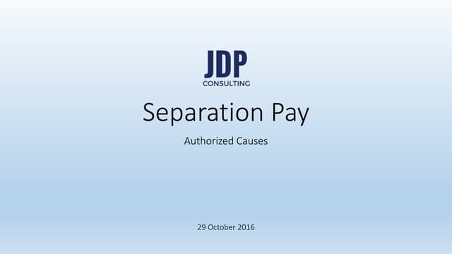 Separation Pay